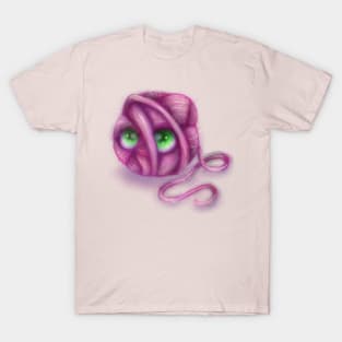 Pink Chibi Ball of Wool T-Shirt